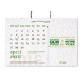 Seed Paper Hanging Calendar- Value
